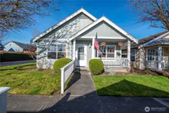 Front Entry - South Facing.