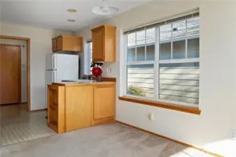 Eating Area - Adjacent to the Kitchen.