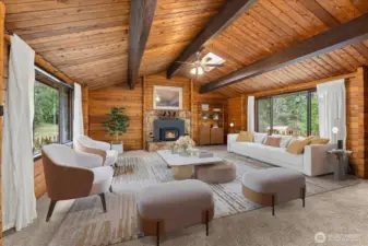 Living Room-Virtually Staged