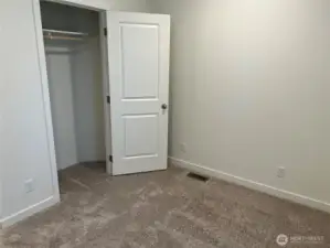 Second bedroom closet area.