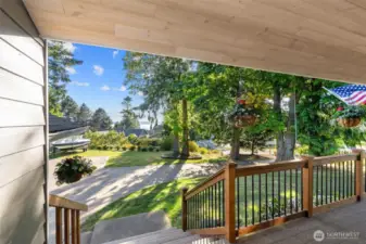 Amazing views from your covered front porch!