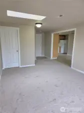 Family room w/view of kitchen