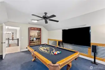 The large multi-purpose room is large enough for you to decide how to utilize this space.