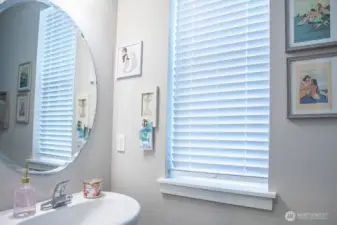 Half bath on main floor