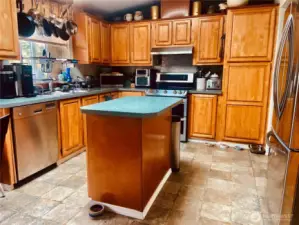 Well planned kitchen area