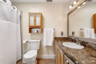 Upper hall bathroom