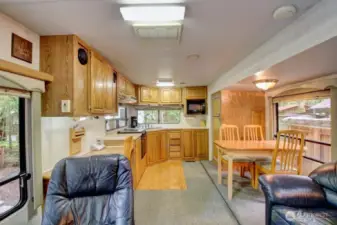 Plenty of cupboards and storage