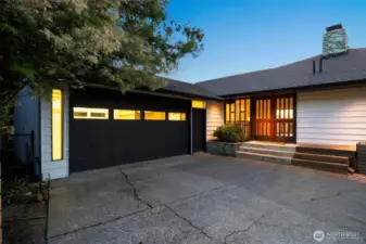 Enjoy the spacious pass-through 2-car garage