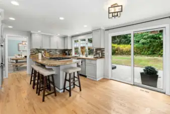 Room for a breakfast table if you wish.