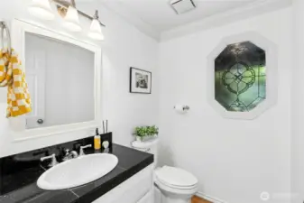 Powder room.