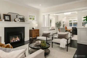 Open floor plan welcomes you home.