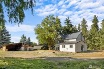 Large outbuilding for storage, workshop, or outdoor gear
