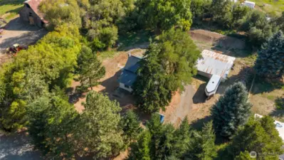 Aerial. Ideal combination of privacy, space, and convenience.
