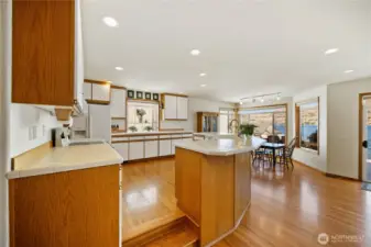 Spacious main level with views from every location