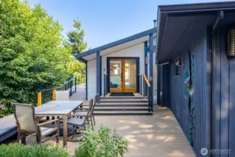 Front Door & Outdoor Dining