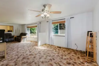 formal dining room and living room