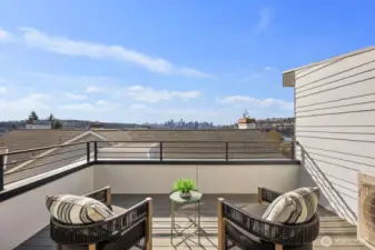 Epic Views from private deck