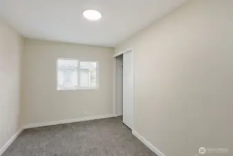 1st bedroom- would work great as a home office or craft room