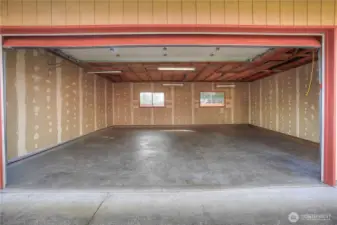 The 672 square foot garage is huge and pretty rare for North Tacoma homes.  You'll have room for cars, toys, hobbies...