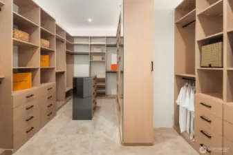 Primary closet