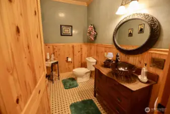Guest half bath on main floor