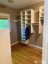 main floor suite closet
