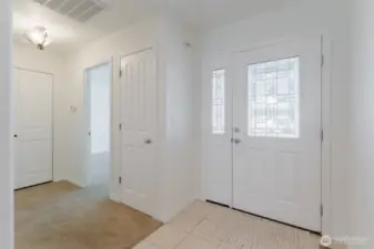 Open entry to the home