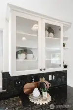 Showcase cabinet is an upgrade feature
