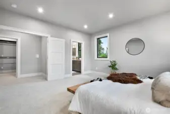 Oversized bedrooms.