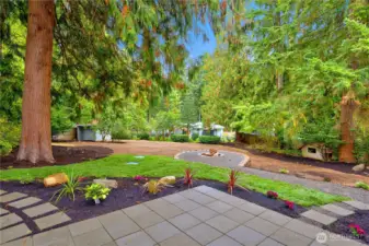 *Photo taken before lawn was seeded