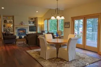 Open Floor Plan with Views and deck