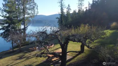 Backyard Bay Views and Fire Pit