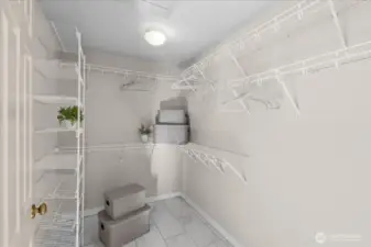 Primary Bedroom - walk-in closet