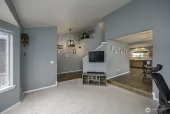 Plenty of natural light with large windows