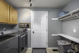 Laundry Room / mud room access to garage