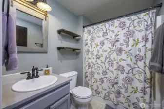 Shared Bathroom located upstairs