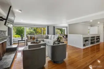 View to back of property from Living Room on main floor