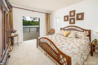 Primary bedroom on main floor for convenience and longevity.