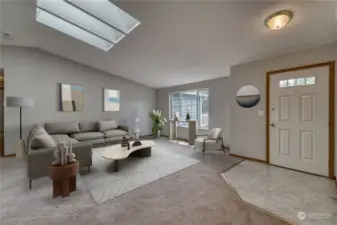 You will love the spacious with the skylights, lots of natural light.