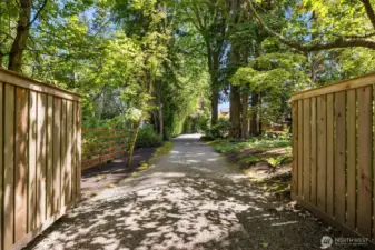 Gated entry!