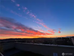 Sunset from Rooftop Deck