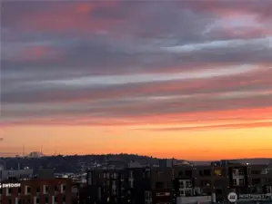 Sunset from Rooftop Deck