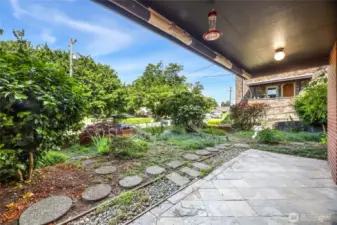 Private patio