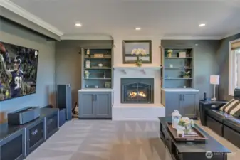 Sunken informal living