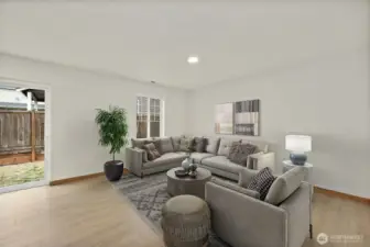 Family room (Virtually Staged)