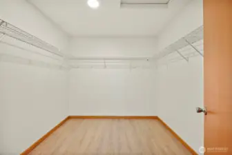 Large walk-in closet