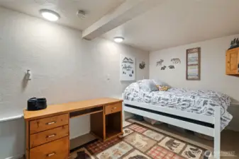 Guest Bedroom #2 located on the lower level.