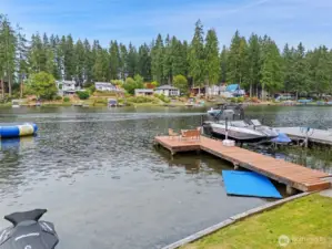 Your private dock & boat lift.
