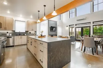 Fact: Custom feature;  there is insulation in all walls, including every stud cavity, floor joists and all water lines, both hot & cold.