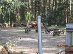 View of partial cleared space